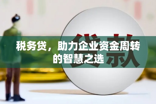崁顶税务贷，助力企业资金周转的智慧之选