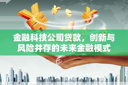 崁顶金融科技公司贷款，创新与风险并存的未来金融模式
