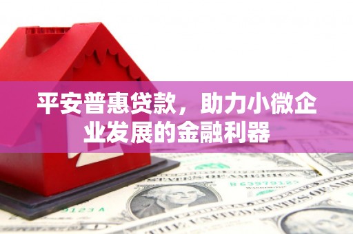 崁顶平安普惠贷款，助力小微企业发展的金融利器