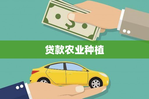 崁顶贷款农业种植