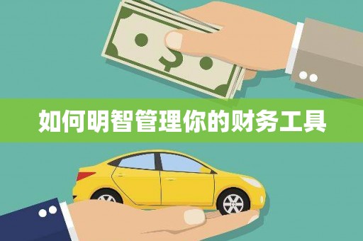 崁顶如何明智管理你的财务工具