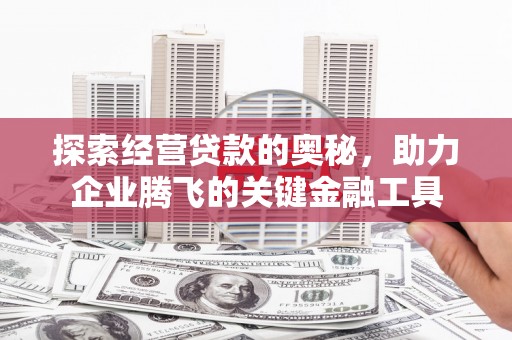 崁顶探索经营贷款的奥秘，助力企业腾飞的关键金融工具