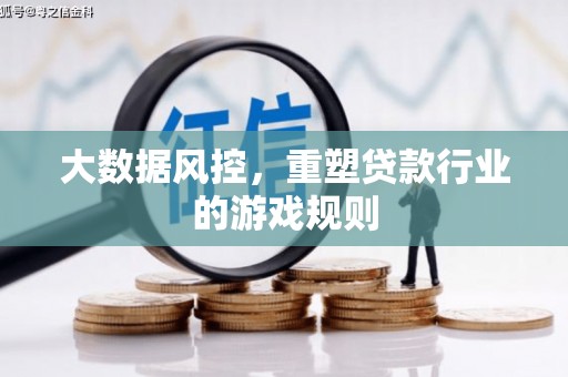 崁顶大数据风控，重塑贷款行业的游戏规则