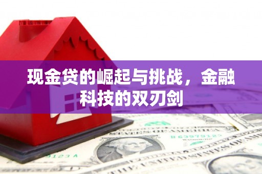 崁顶现金贷的崛起与挑战，金融科技的双刃剑