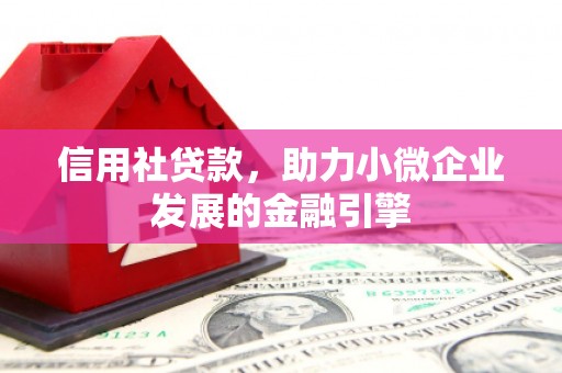 崁顶信用社贷款，助力小微企业发展的金融引擎