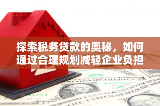 崁顶探索税务贷款的奥秘，如何通过合理规划减轻企业负担