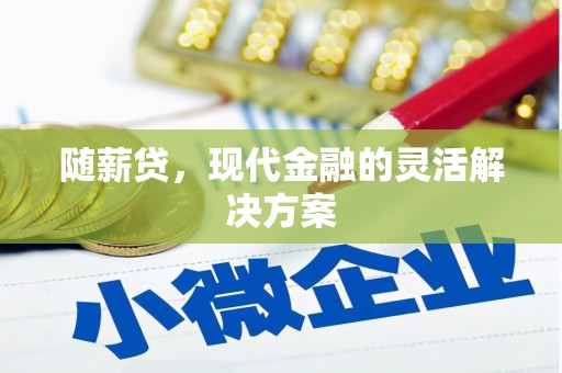 崁顶随薪贷，现代金融的灵活解决方案