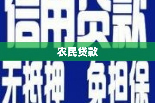 崁顶农民贷款