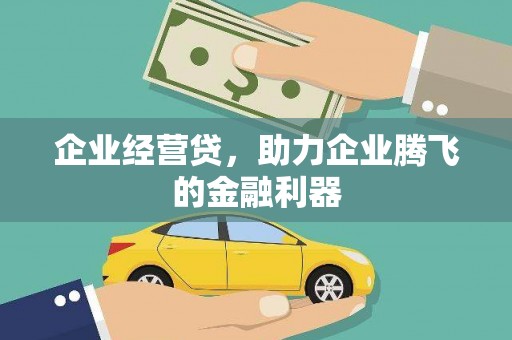 崁顶企业经营贷，助力企业腾飞的金融利器