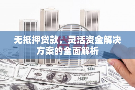 崁顶无抵押贷款，灵活资金解决方案的全面解析
