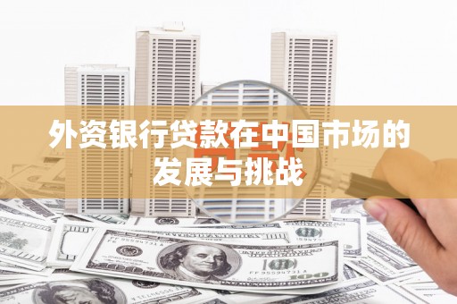 崁顶外资银行贷款在中国市场的发展与挑战