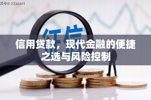 崁顶信用贷款，现代金融的便捷之选与风险控制