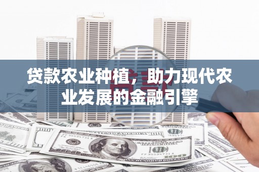 崁顶贷款农业种植，助力现代农业发展的金融引擎