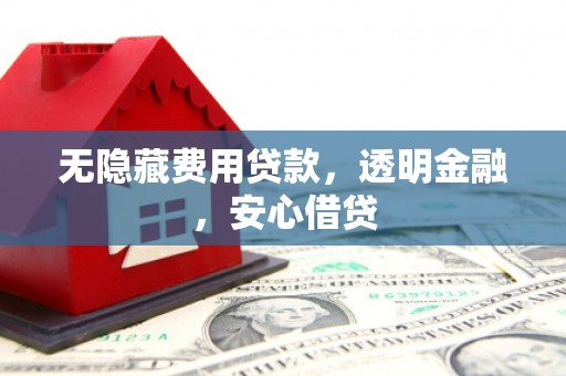 崁顶无隐藏费用贷款，透明金融，安心借贷