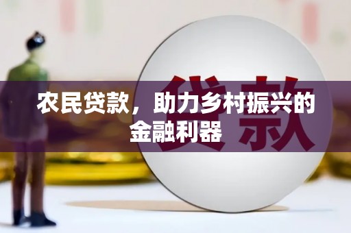 崁顶农民贷款，助力乡村振兴的金融利器