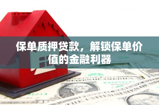崁顶保单质押贷款，解锁保单价值的金融利器