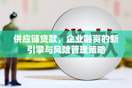 崁顶供应链贷款，企业融资的新引擎与风险管理策略