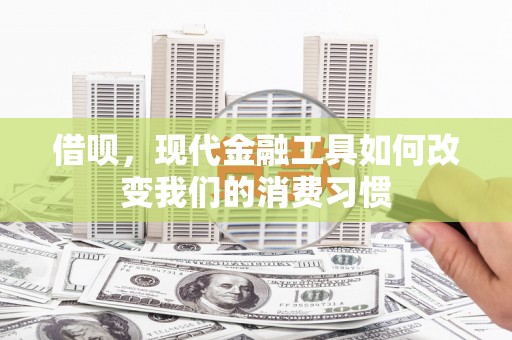 崁顶借呗，现代金融工具如何改变我们的消费习惯