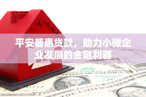 崁顶平安普惠贷款，助力小微企业发展的金融利器