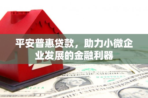 崁顶平安普惠贷款，助力小微企业发展的金融利器