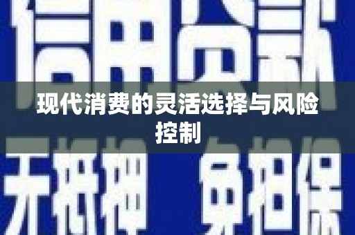 崁顶现代消费的灵活选择与风险控制