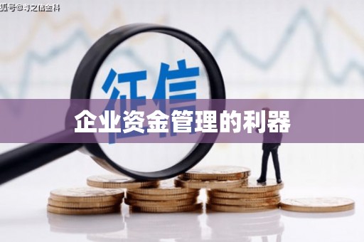 崁顶企业资金管理的利器