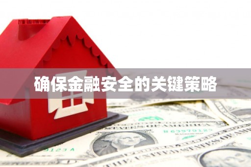 崁顶确保金融安全的关键策略